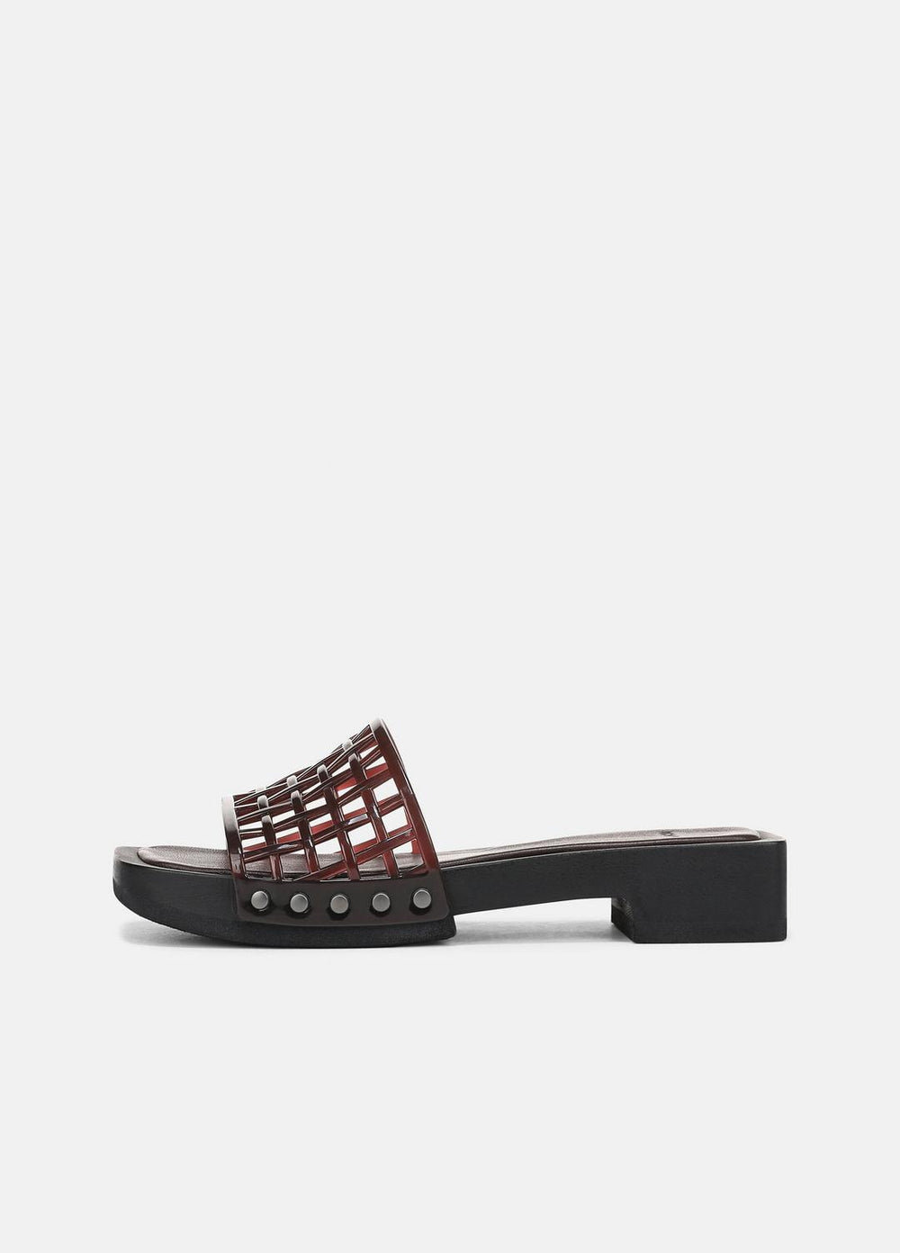 VINCE | Barbara Jelly Slide Sandal in Sandals - GANACHE