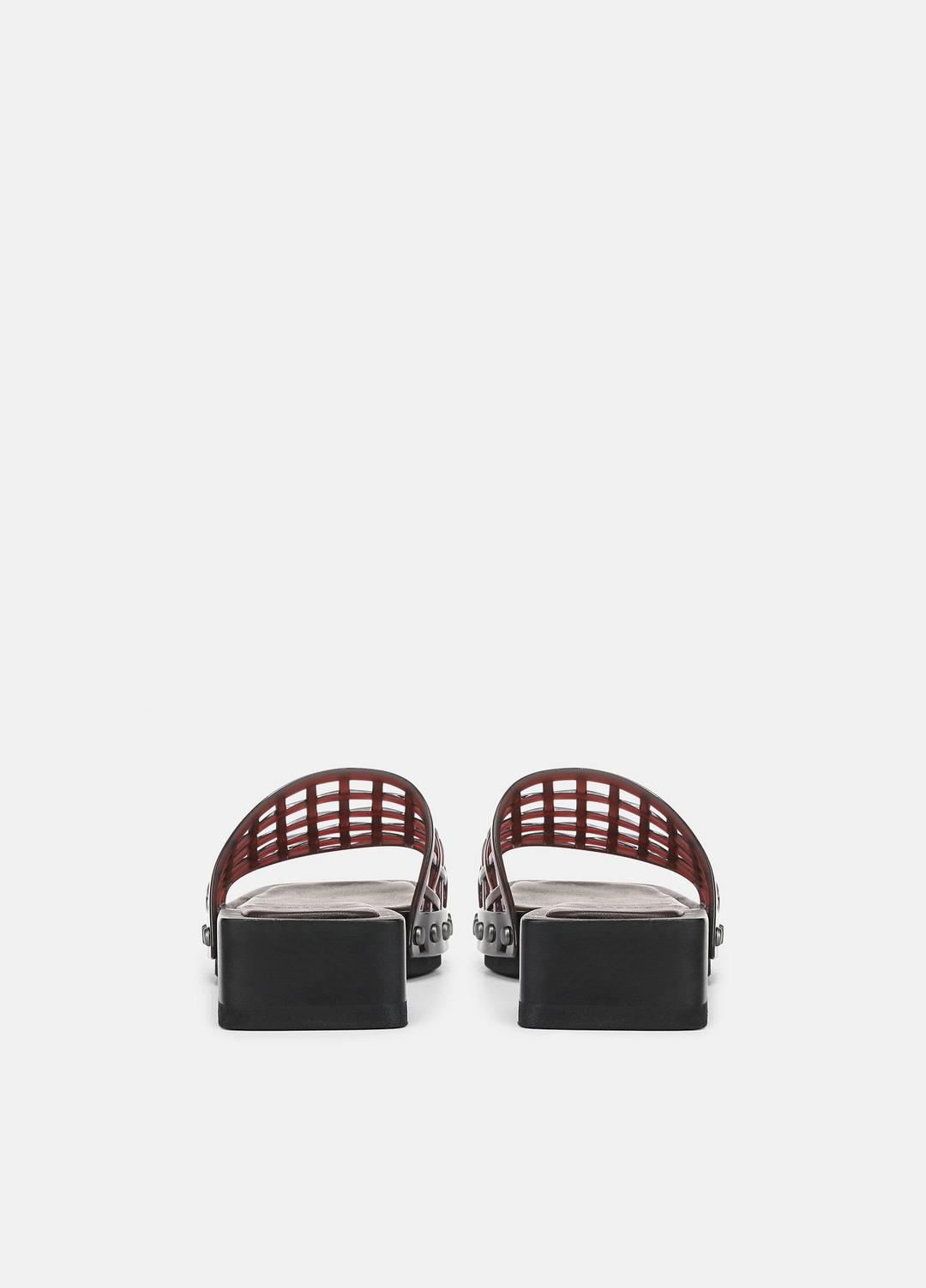 VINCE | Barbara Jelly Slide Sandal in Sandals - GANACHE