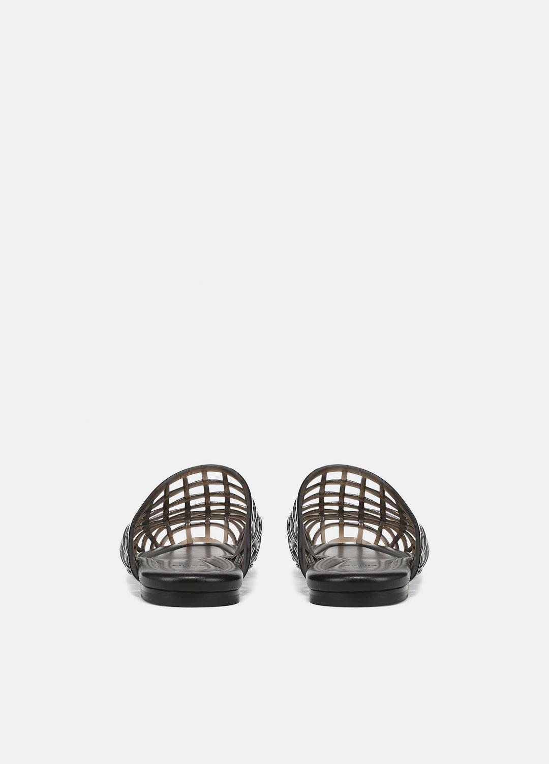 VINCE | Barcelona Jelly Sandal in Sandals - BLACK