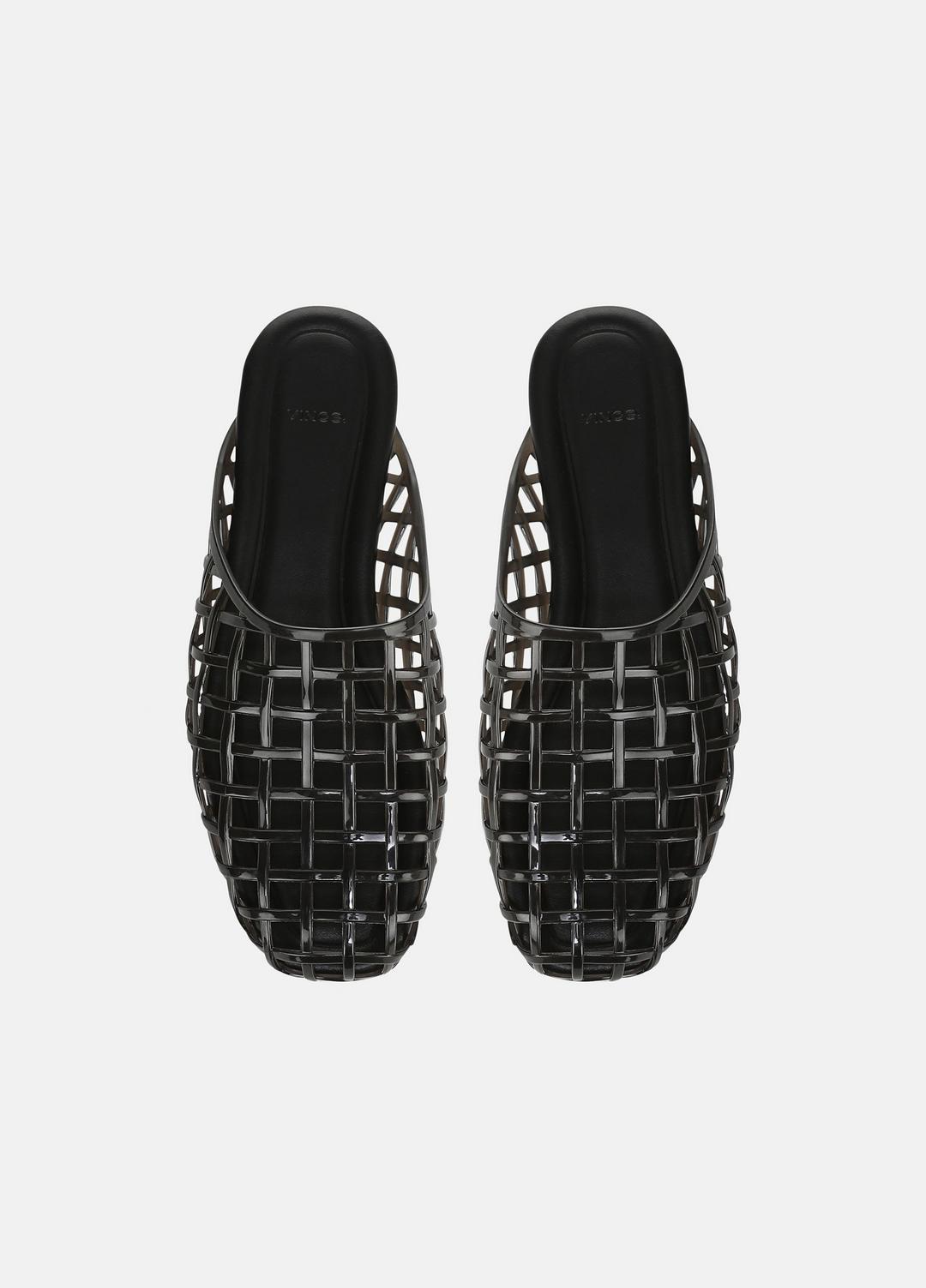 VINCE | Barcelona Jelly Sandal in Sandals - BLACK