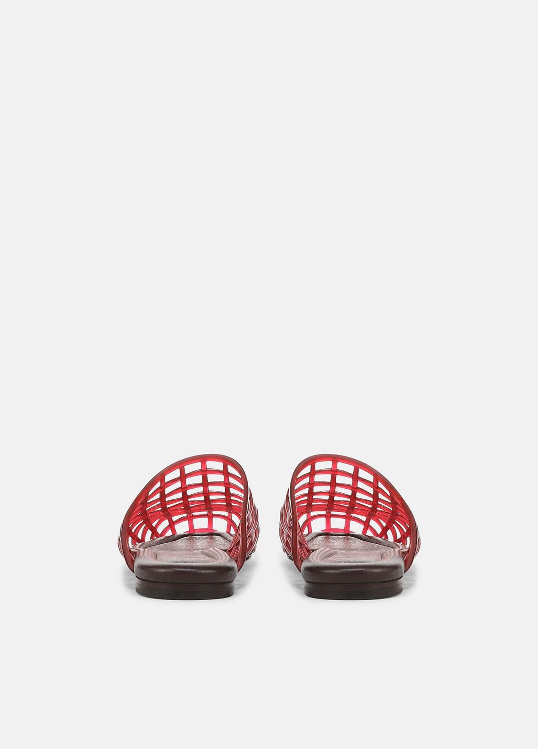 VINCE | Barcelona Jelly Sandal in Sandals - POPPY RED