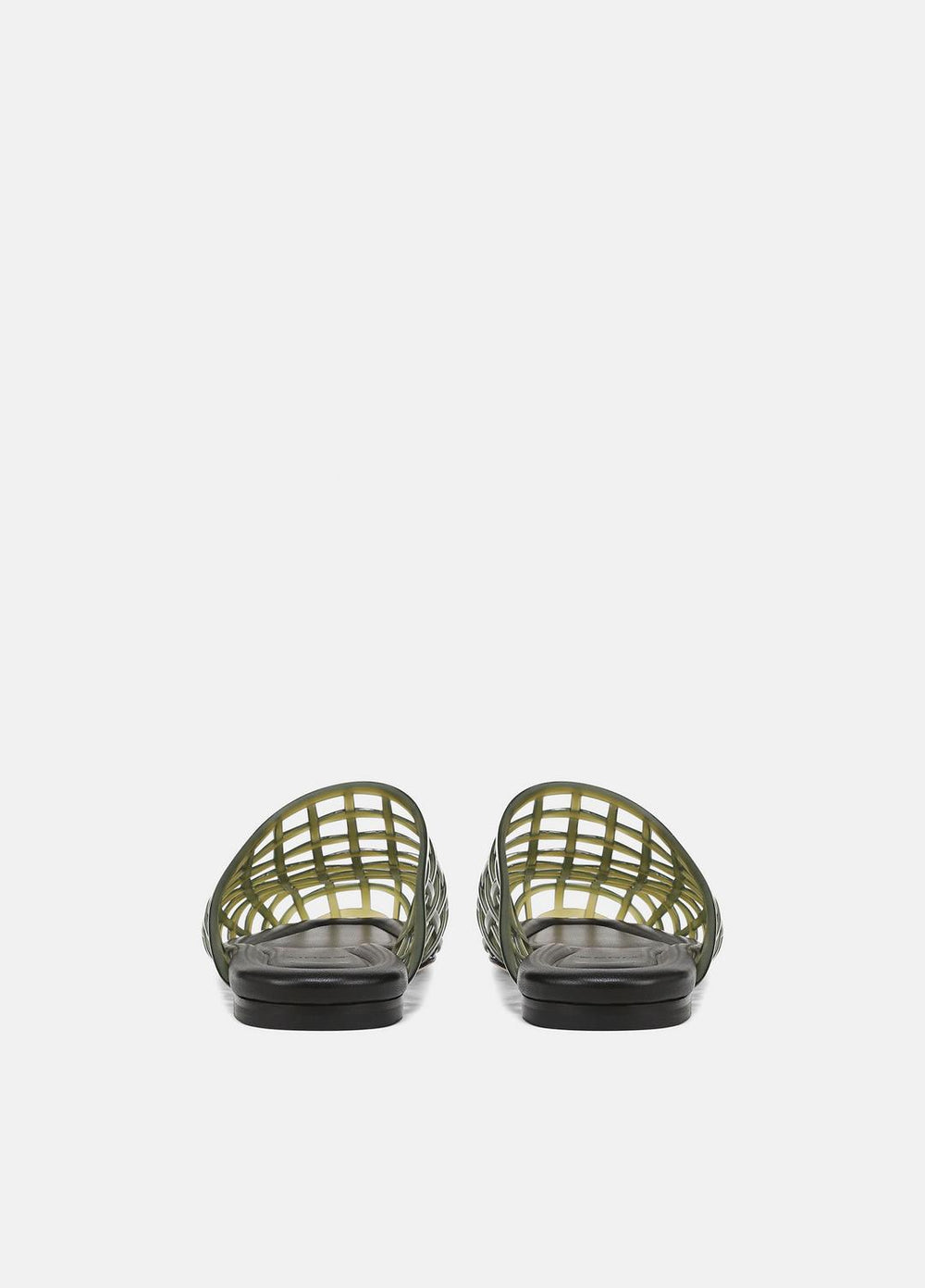 VINCE | Barcelona Jelly Sandal in Sandals - CHIVE