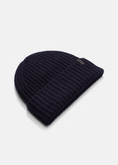 VINCE | Plush Cashmere Chunky-Knit Beanie in Scarves & Hats - COASTAL BLUE