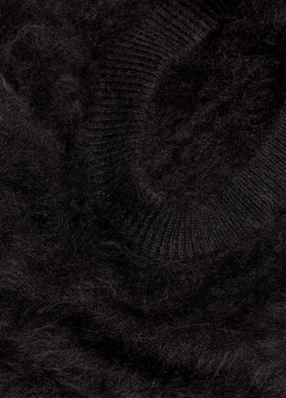 VINCE | Brushed Cashmere Balaclava in Scarves & Hats - BLACK