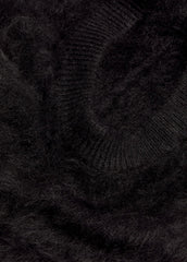 VINCE | Brushed Cashmere Balaclava in Scarves & Hats - BLACK