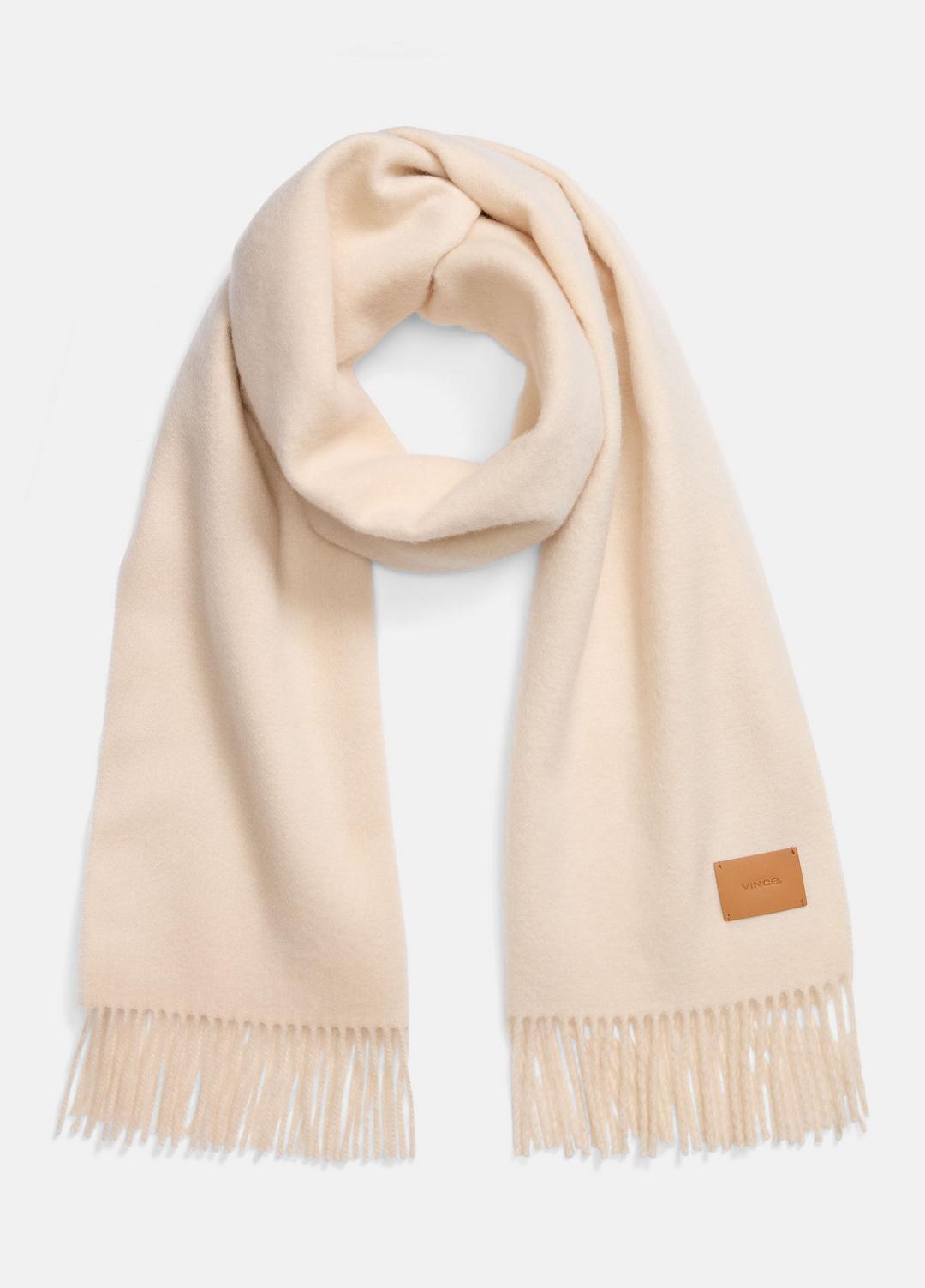 VINCE | Double-Face Cashmere Scarf in Scarves & Hats - IVORY