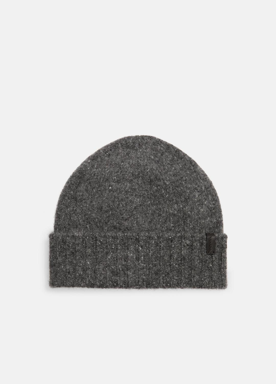 VINCE | Donegal Cashmere Jersey Beanie in Scarves & Hats - CHARCOAL