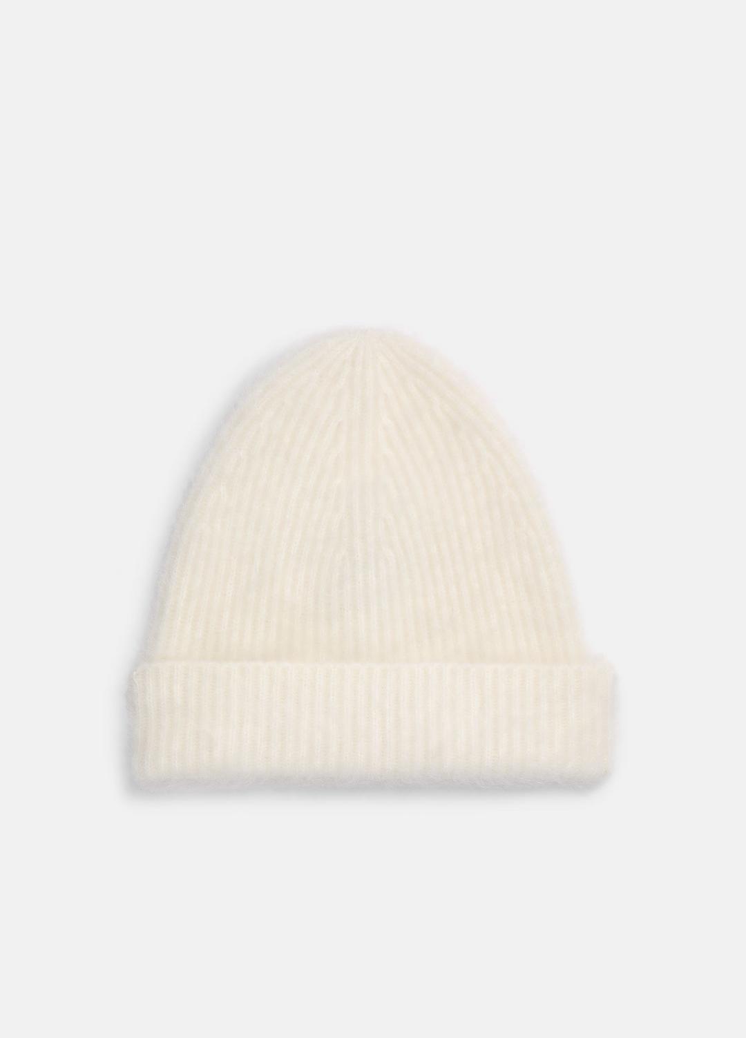 VINCE | Brushed Cashmere Beanie in Scarves & Hats - IVORY