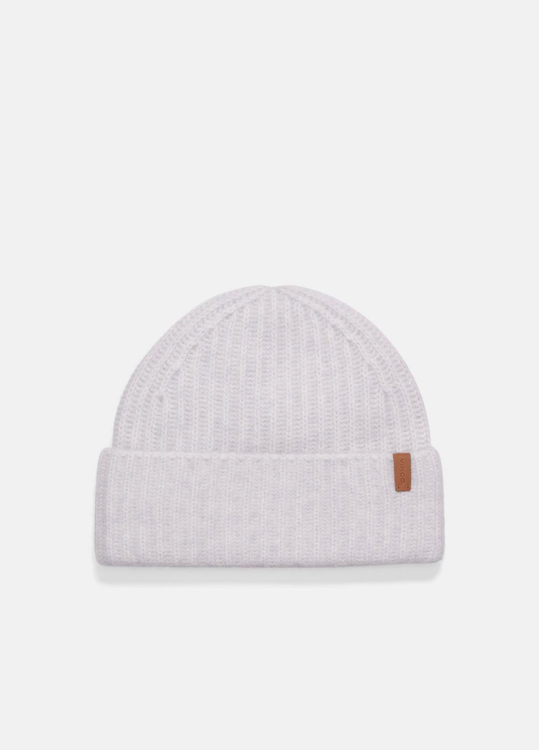 VINCE | Plush Cashmere Chunky-Knit Beanie in Scarves & Hats - GREY