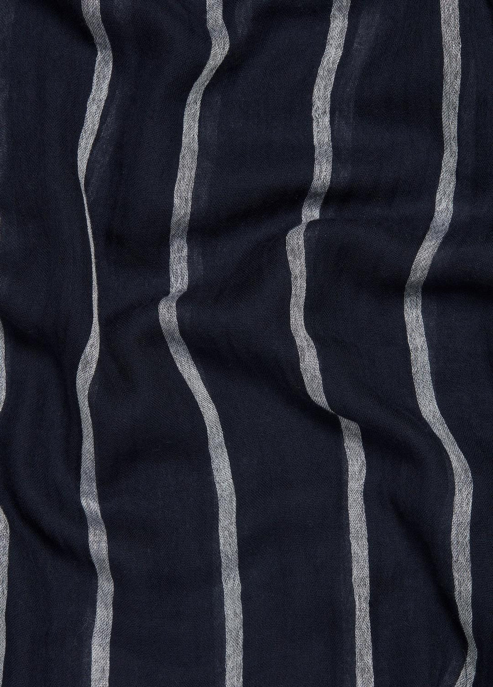 VINCE | Cotton Gauze Awning Stripe Scarf in Scarves & Hats - COASTAL BLUE/OPTIC WHITE