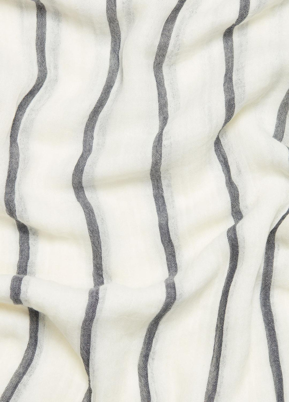 VINCE | Cotton Gauze Awning Stripe Scarf in Scarves & Hats - PAPYRUS/COASTAL BLUE