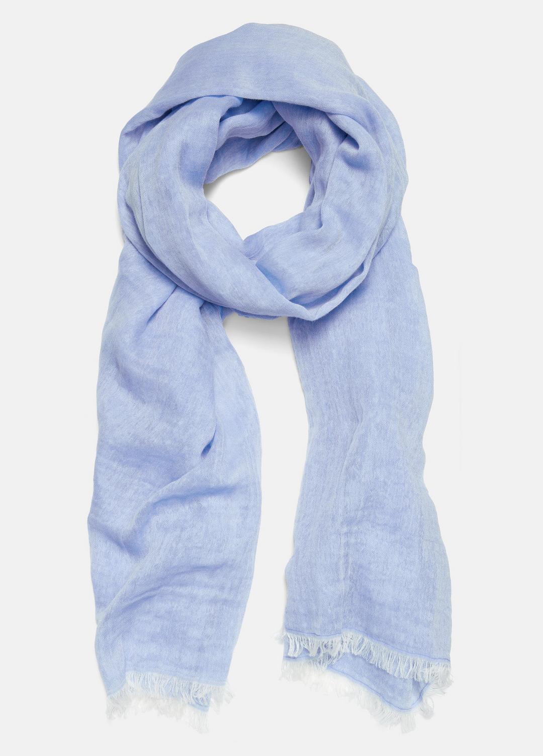 VINCE | Cotton Gauze Bi-Color Scarf in Scarves & Hats - PAPYRUS/ARIA
