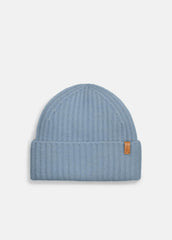 VINCE | Plush Cashmere Chunky-Knit Beanie in Scarves & Hats - AMALFI BLUE