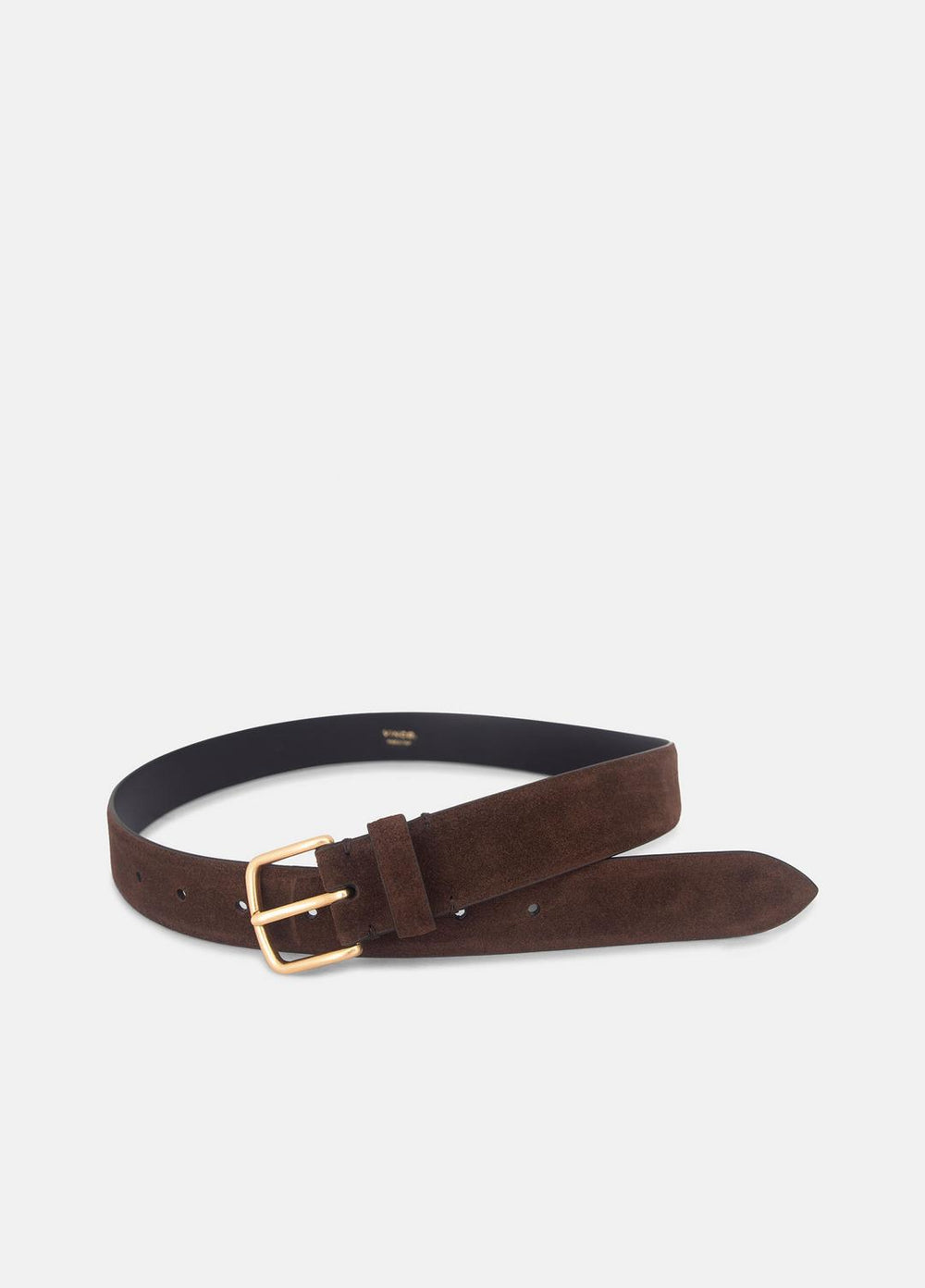 VINCE | Women’s 32mm Suede Belt in Belts - ESPRESSO