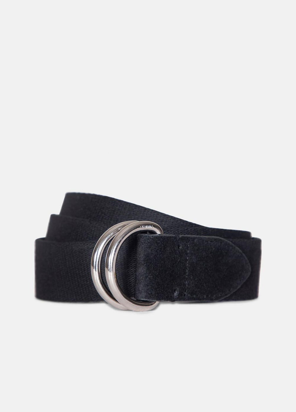 VINCE | Women’s 30mm Webbing D-Ring Belt in Belts - BLACK