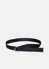 VINCE | Women’s 30mm Webbing D-Ring Belt in Belts - BLACK