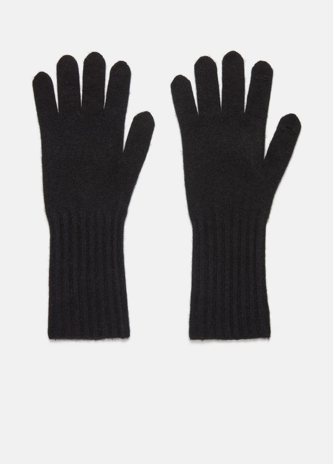 VINCE | Plush Cashmere Gloves in Gloves - BLACK