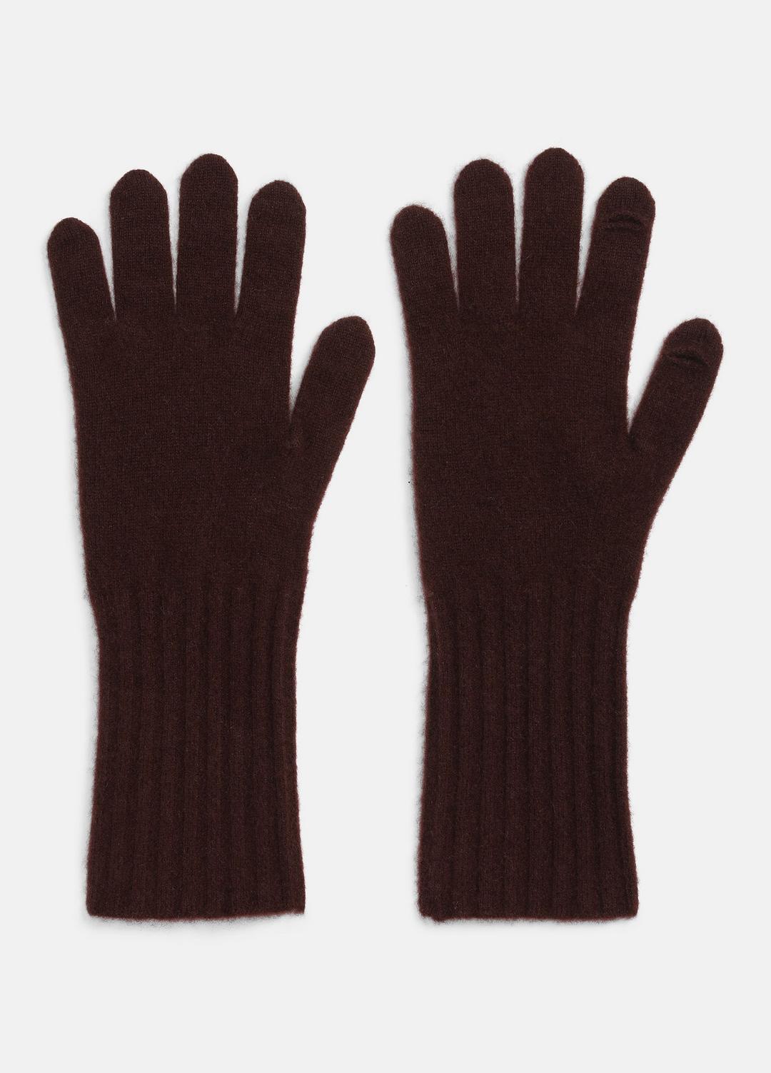 VINCE | Plush Cashmere Gloves in Gloves - FIG