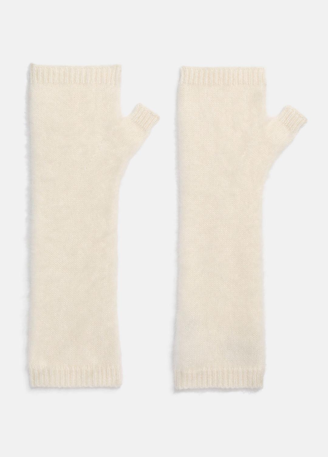 VINCE | Brushed Cashmere Arm Warmers in Gloves - IVORY
