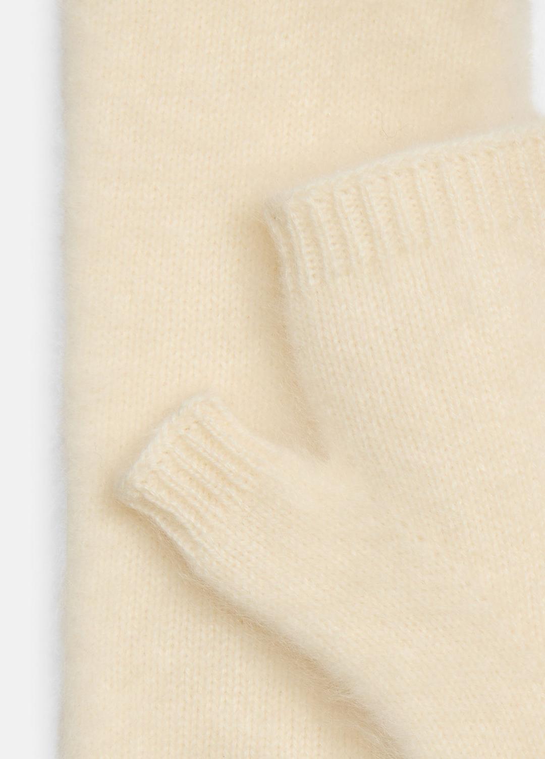 VINCE | Brushed Cashmere Arm Warmers in Gloves - IVORY