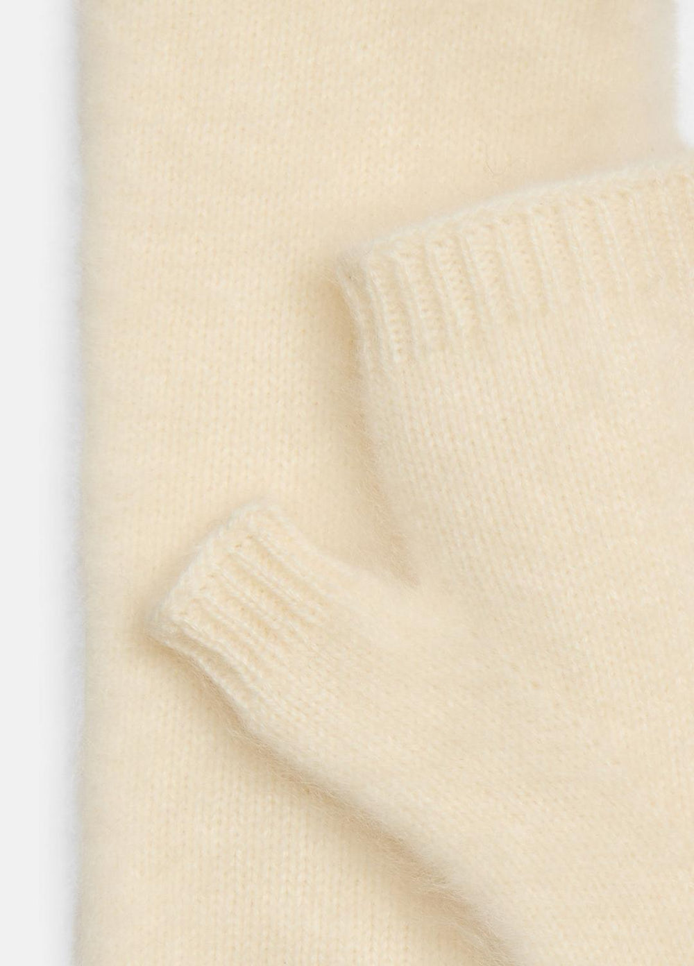 VINCE | Brushed Cashmere Arm Warmers in Gloves - IVORY