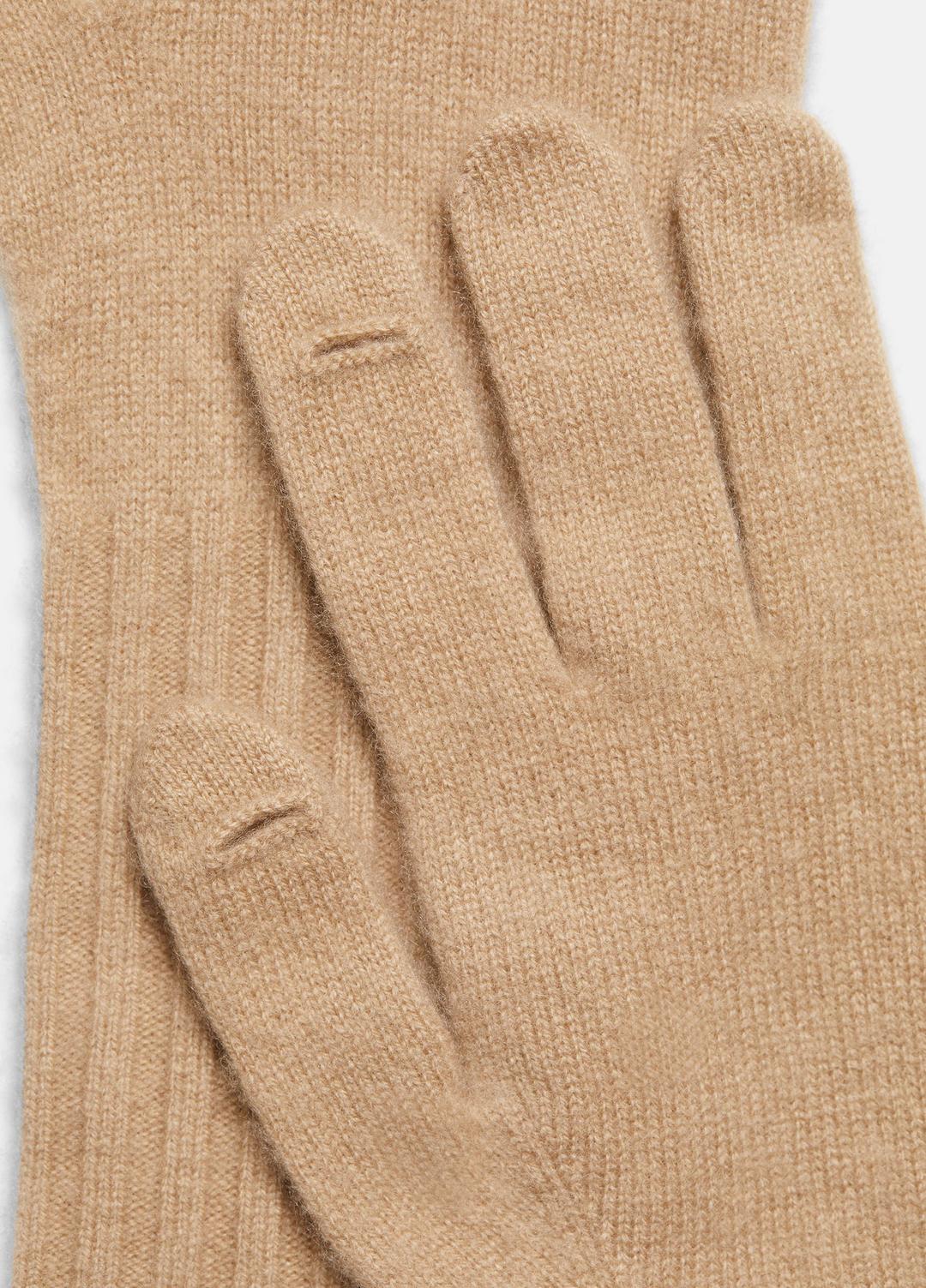 VINCE | Plush Cashmere Gloves in Gloves - CAMEL