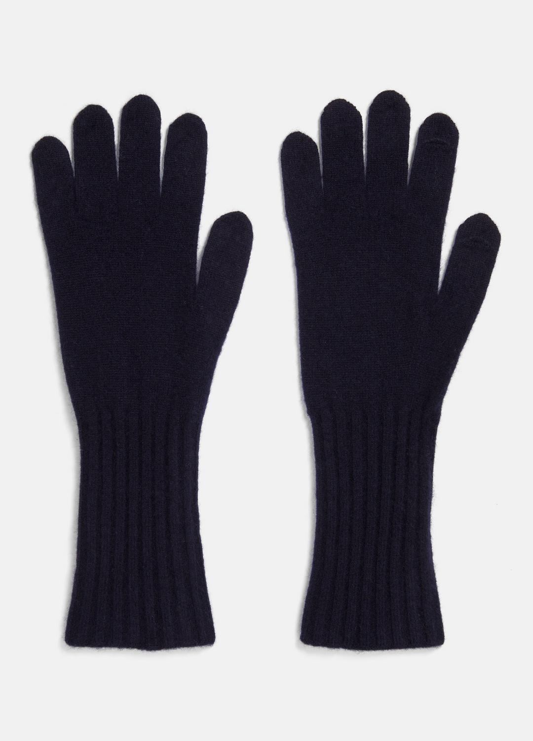 VINCE | Plush Cashmere Gloves in Gloves - COASTAL BLUE