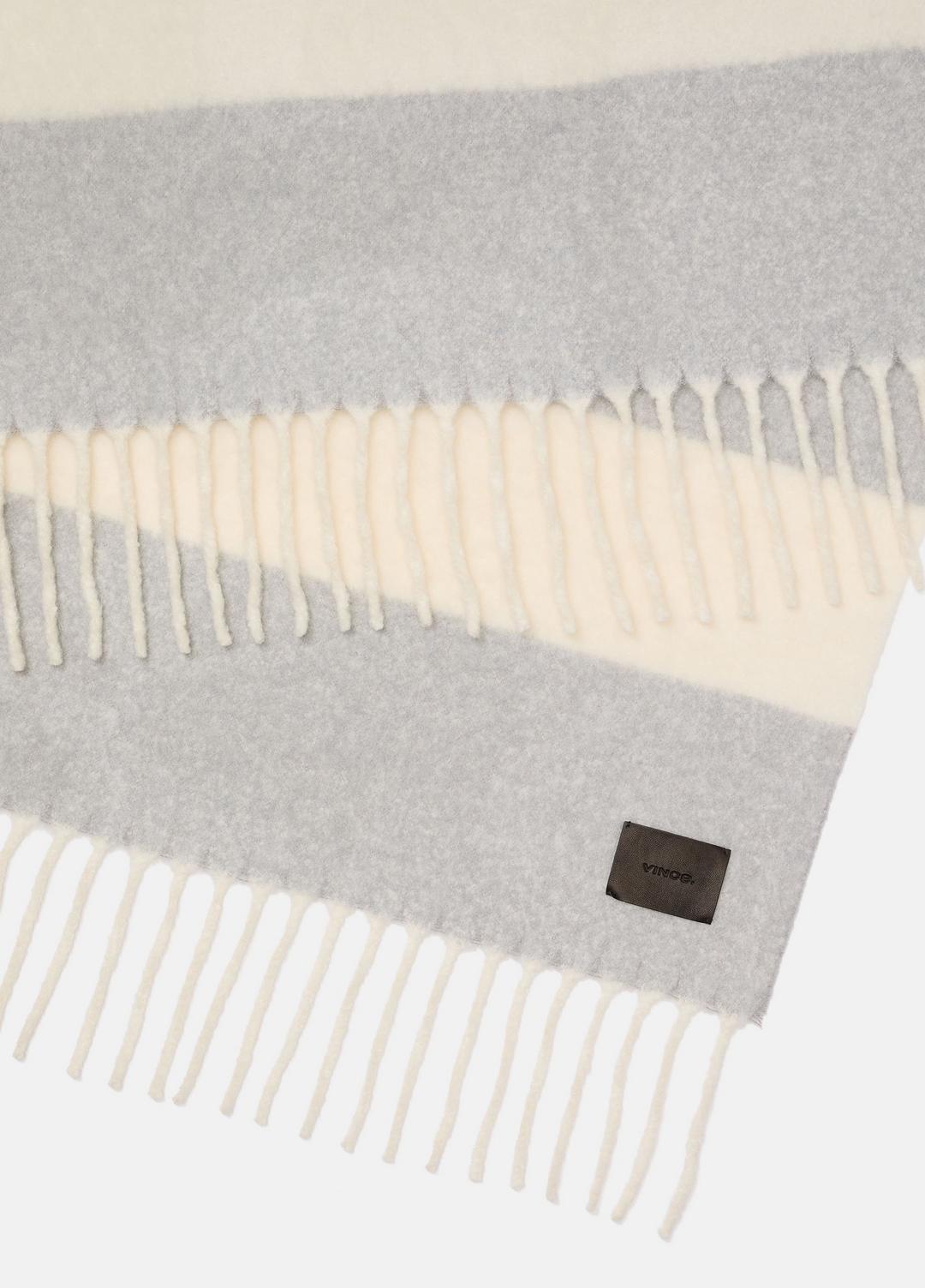 VINCE | Brushed Alpaca-Blend Throw in Pillows & Blankets - MEDIUM HEATHER GREY