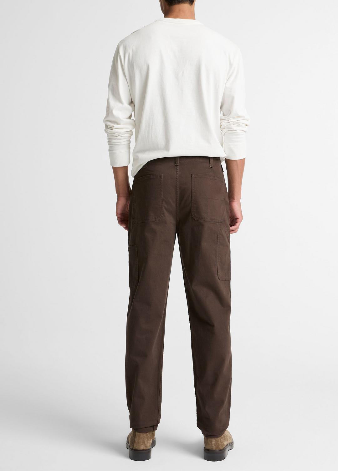VINCE | Owen Athletic Stretch-Cotton Utility Pant in Trousers - MISSION