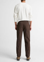 VINCE | Owen Athletic Stretch-Cotton Utility Pant in Trousers - MISSION