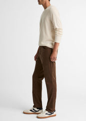 VINCE | Dylan Slim 5-Pocket Stretch-Cotton Corduroy Pant in Trousers - LIGHT MISSION