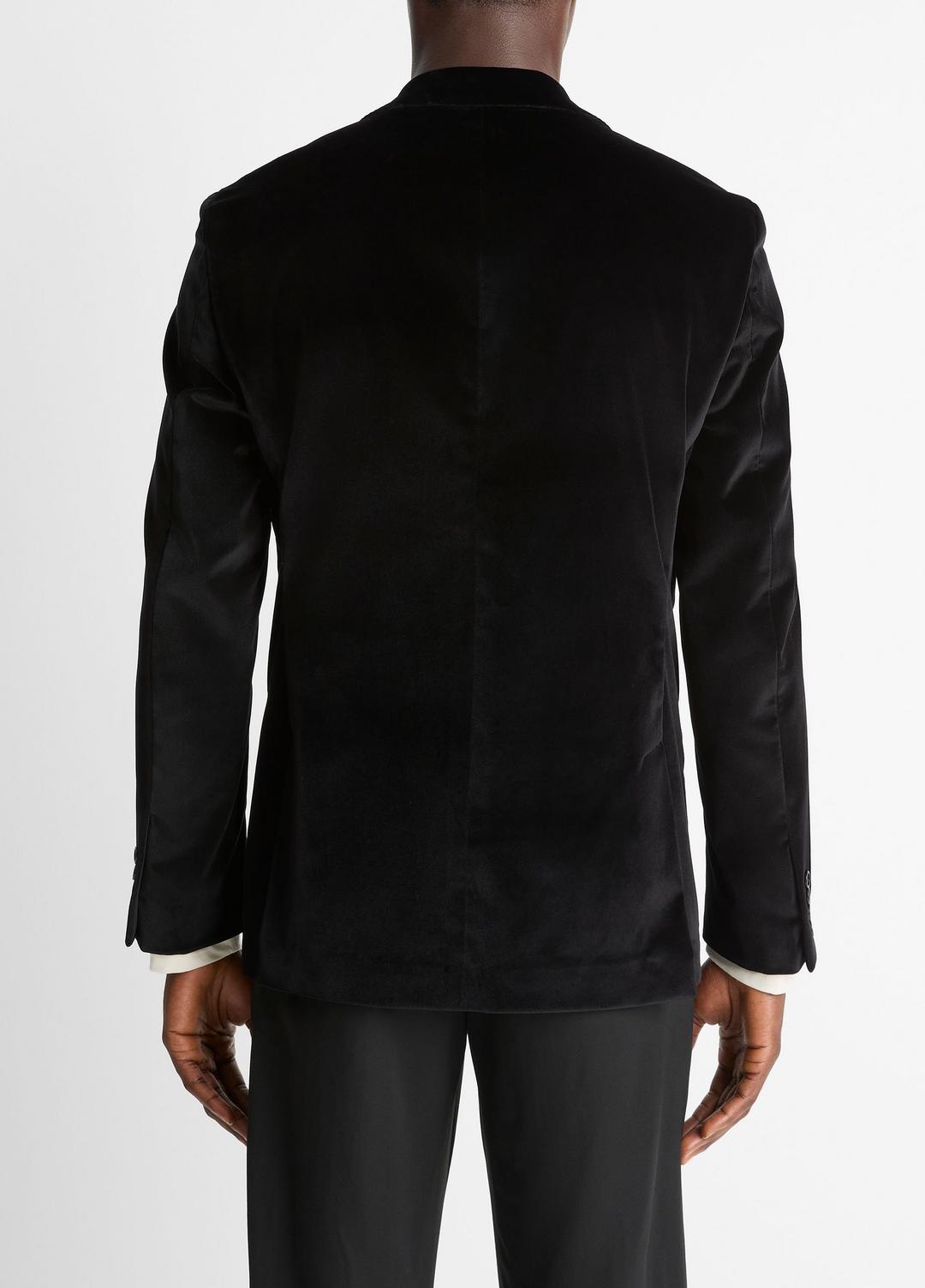 VINCE | Cotton Velvet Classic Sport Coat in Blazers - BLACK