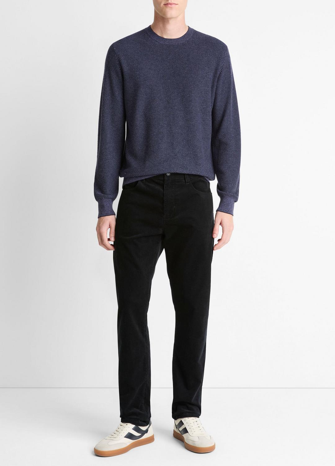 VINCE | Dylan Slim 5-Pocket Stretch-Cotton Corduroy Pant in Trousers - BLACK