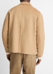 VINCE | Splittable Wool-Blend Zip-Front Jacket in Jackets - CAMELLO