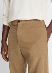 VINCE | Louie Relaxed Cotton Corduroy Elastic-Waist Pant in Trousers - TETON