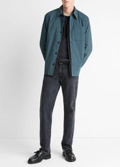 VINCE | Insulated Tech-Cotton Shirt Jacket in Shirt Jackets - CLEAR LAKE