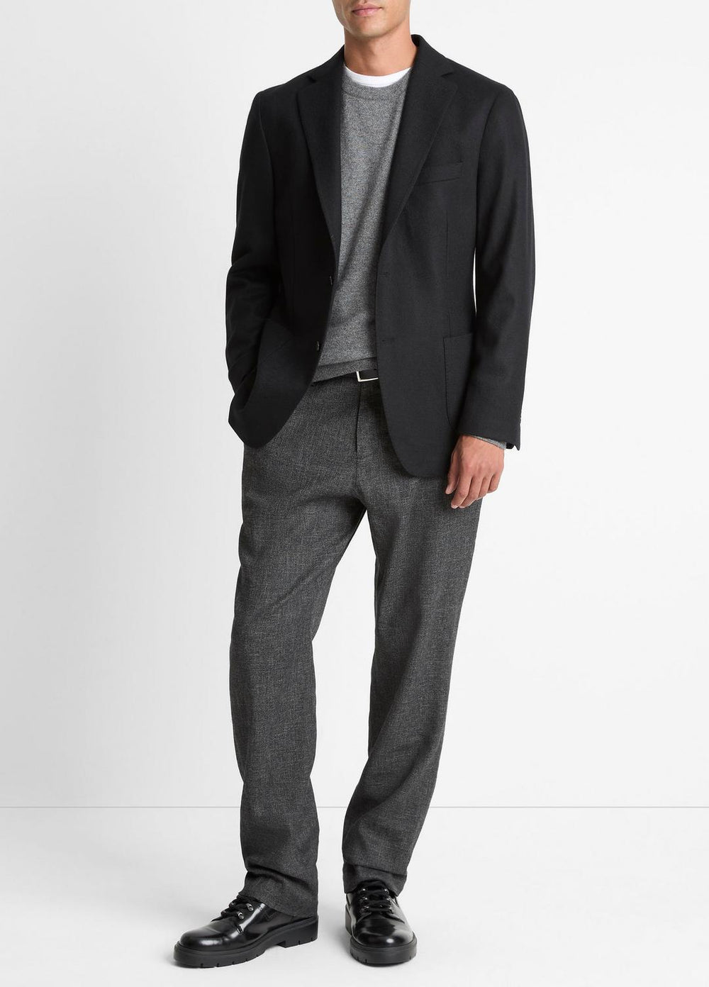 VINCE | Cashmere Relaxed Sport Coat in Blazers - BLACK