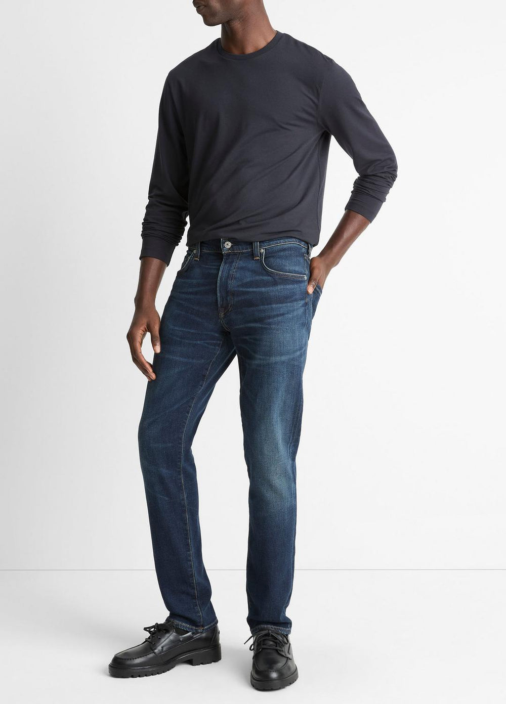 VINCE | Citizens of Humanity Gage Slim Straight Jean in Denim - PROSPECT