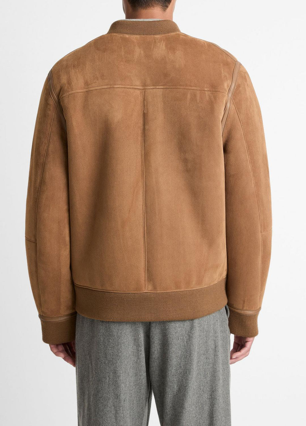 VINCE | Shearling Bomber Jacket in Jackets - HIGHLAND