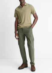 VINCE | Owen Athletic Stretch-Cotton Pant in Trousers - SYCAMORE