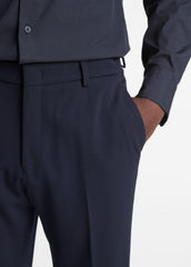 VINCE | Stretch-Wool Classic Pant in Trousers - COASTAL BLUE