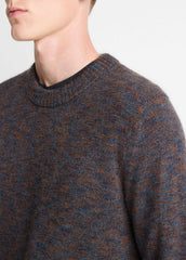 VINCE | Multi-Mix Alpaca-Merino Wool Sweater in Crew Neck - COASTAL COMBO