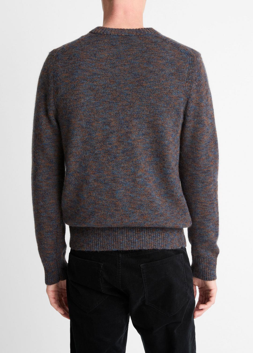 VINCE | Multi-Mix Alpaca-Merino Wool Sweater in Crew Neck - COASTAL COMBO