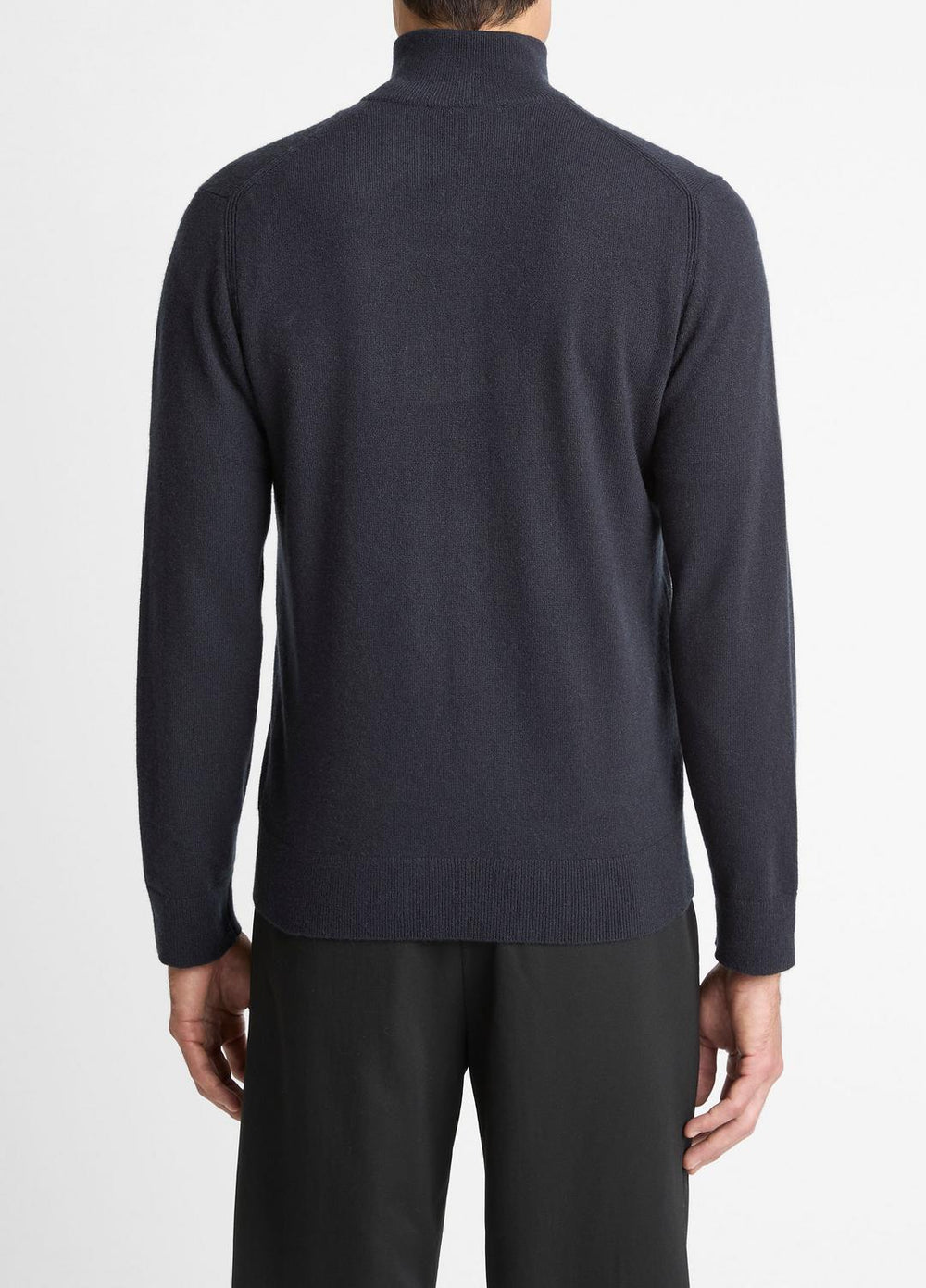 VINCE | Cashmere Quarter-Zip Sweater in Quarter Zip - COASTAL BLUE