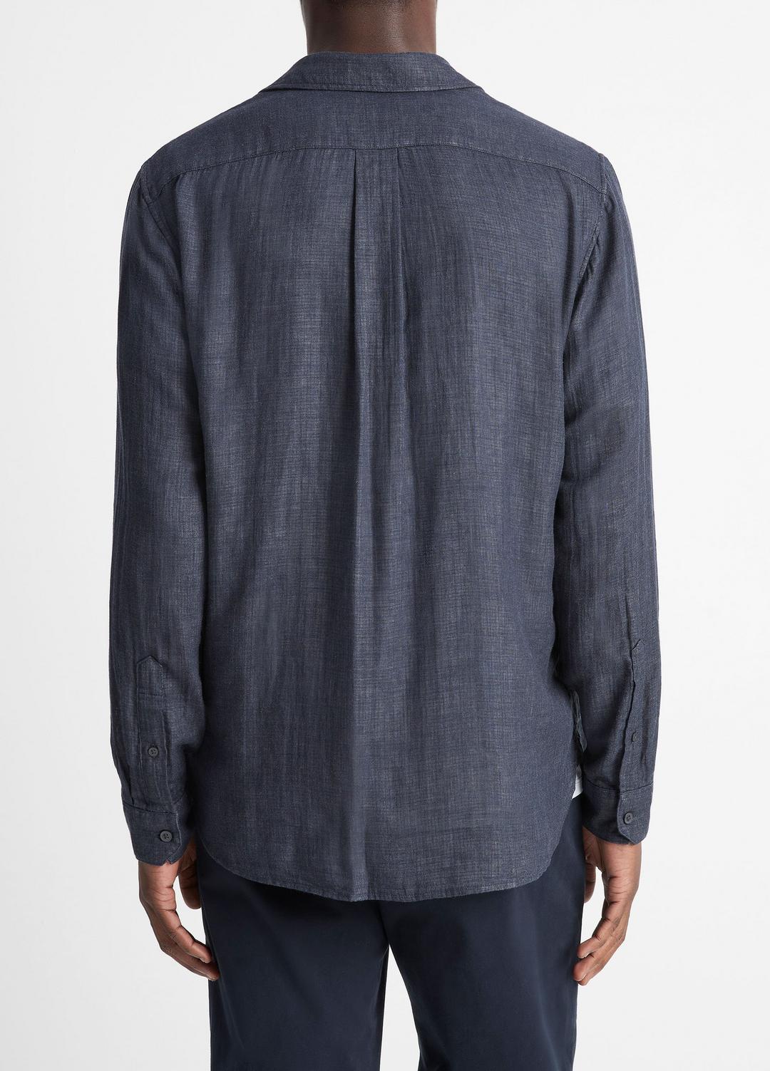 VINCE | Double Face Long Sleeve in Long Sleeve - HEATHER COASTAL