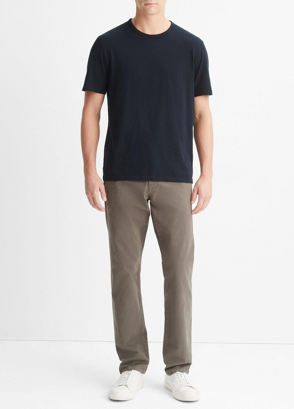 VINCE | Garment Dye Cotton T-Shirt in T-Shirts & Polos - WASHED COASTAL