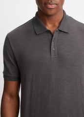 VINCE | Classic Slub Polo Shirt in Henleys & Polos - SPHERE