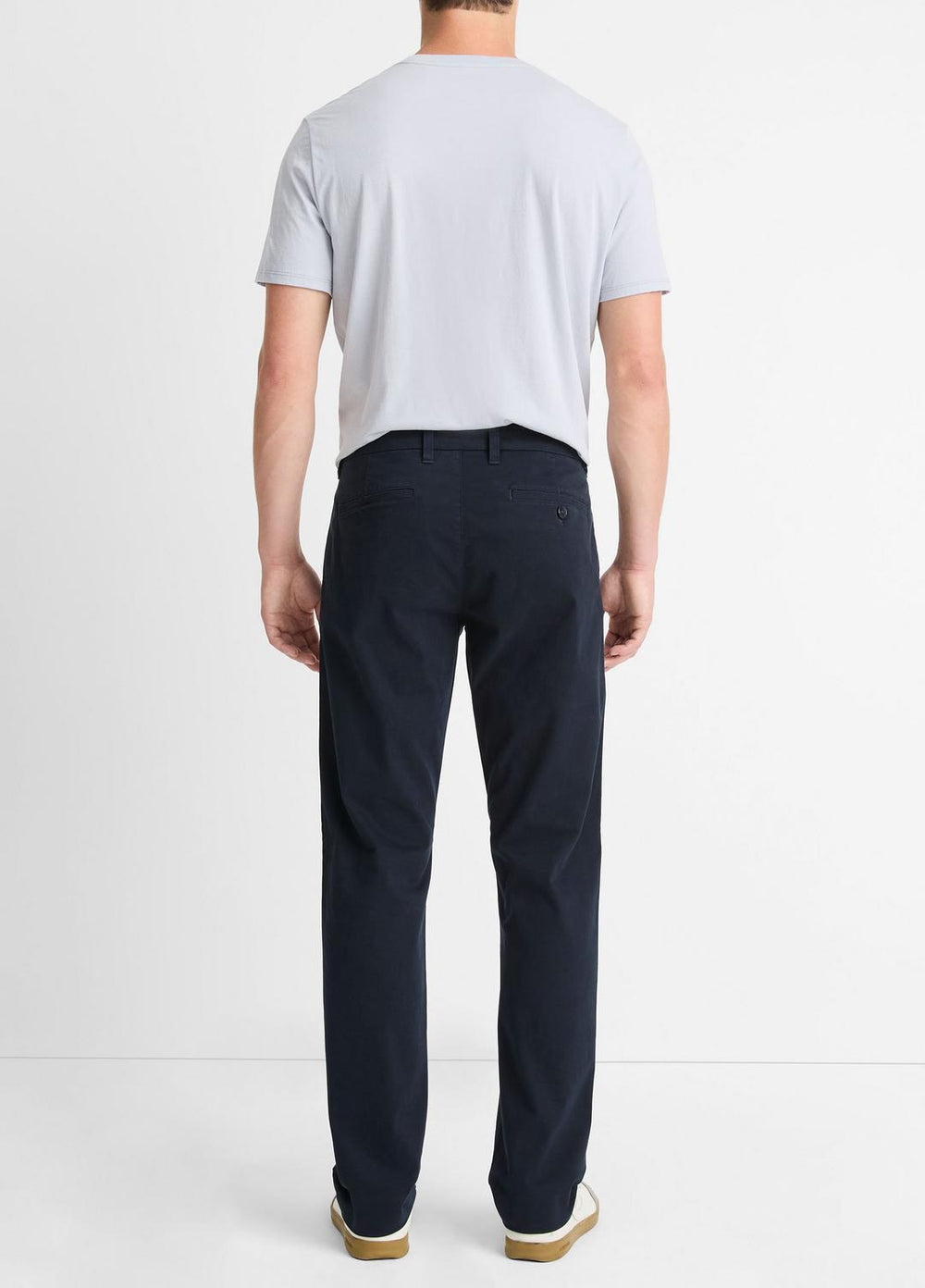 VINCE | Dylan Slim Cotton Chino Pant in Trousers - COASTAL BLUE