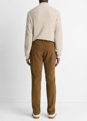VINCE | Dylan Slim 5-Pocket Peached Stretch-Cotton Pant in Trousers - LIGHT HIGHLANDS