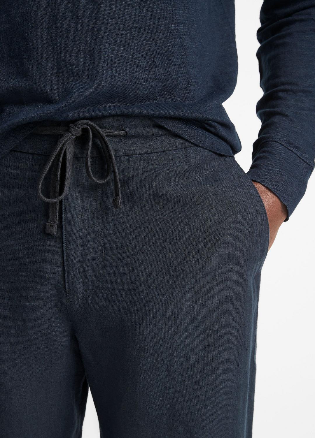 VINCE | Lightweight Hemp Pant in Trousers - COASTAL BLUE